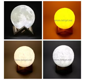 Ночник настольный светильник Луна 3D Moon Lamp 6727