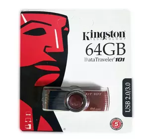 USB флеш King DT101 64Gb Red (DT101 G2) (Гарантия 3года)