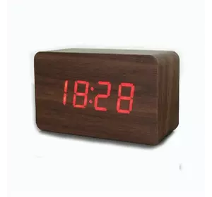Часы-Будильник VST-863-4-Red с температурой и подсветкой