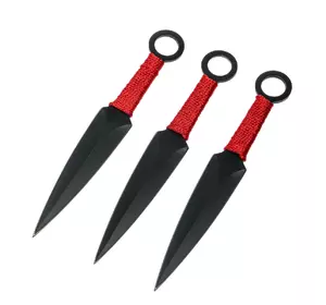 Набор ножей "Кунай Красный Большой"