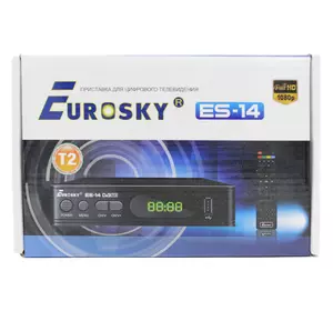 ТВ-ресивер тюнер Eurosky ES-14 / DVB-T 2 (Гарантия 1год)