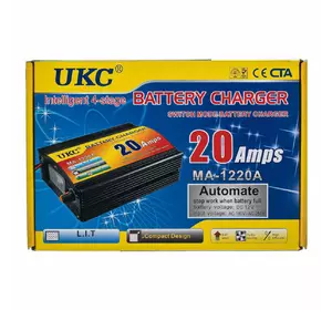 Зарядное для аккумулятора UKC BATTERY CHARGER 20A MA-1220A устройство-автомат инвертор / 1889