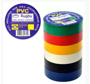 Изолента  Rugby /PVC / ассорти 25м (реальный метраж меньше)