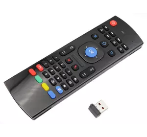Пульт-аэромышь  AIR Mouse MX3 с клавиатурой для Smart TV/PC