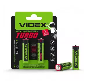 Батарейки Videx R6/AA ALKALINE TURBO