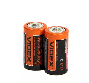 Батарейка солевая Videx R14P(C)