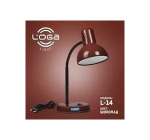 Настольная лампа Loga Light "Украина" (от 25W - 60W) ШОКОЛАД