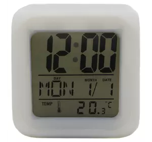 Часы-Будильник CX-508 с температурой и подсветкой 3*AAA 1246