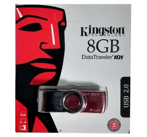 USB флеш King DT101 8Gb Red (DT101 G2) (Гарантия 3года)