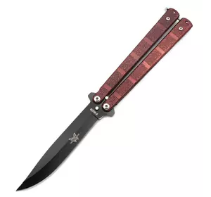 Нож бабочка Benchmade A815 "Красный Асфальт"