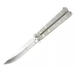 Нож бабочка Benchmade A814 "Серебристый Асфальт"
