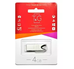 USB флеш T&G метал серия 4GB/ TG117 (Гарантия 3года)