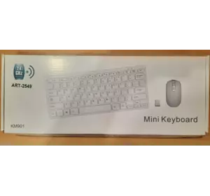Клавиатура и мышка беспроводная wireless A901 Apple / 2549