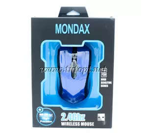 Мышь Mondax Blue Black Light Mouse