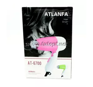 Фен для укладки волос ATLANFA AT-6700 1000w
