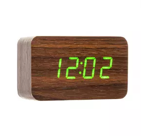 Часы-Будильник VST-863-4-Green с температурой и подсветкой