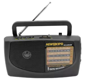 Радиоприёмник кипо Kipo-KP 308+USB, AM/FM/TV/SW1.5W2 первый сорт