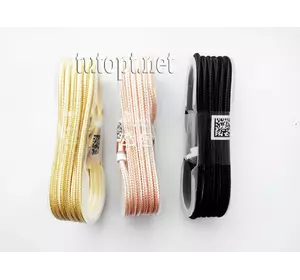USB-кабель тканевый Lighting / разные цвета