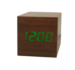 Часы-Будильник VST-869-4-Green с температурой и подсветкой