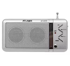 Радиоприёмник Atlanfa AT-8956 аккумуляторный, USB/SD проигрыватель