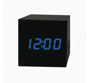 Часы-Будильник VST-869-1-Blue с температурой и подсветкой