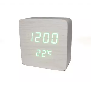 Часы-Будильник VST-872-2-Green с температурой и подсветкой