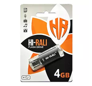 USB флеш Hi-Rali 4GB/ HI-4GBVC (Гарантия 3года)