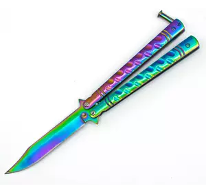 Нож бабочка Field K-166 A30 "Цветной"