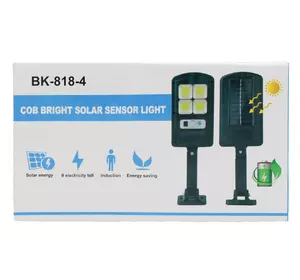 Уличный фонарь c солнечной панелью BK818-6 COB прожектор / 7727