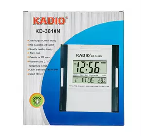 Часы электронные Kadio KD-3810N 255х223х21