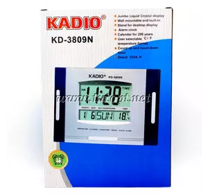 Часы электронные Kadio KD-3809N 255х223х21