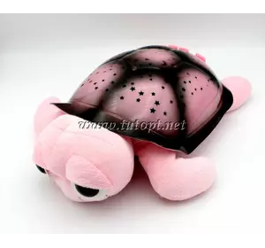 Проектор звездное небо Dream Lites Pillow Pets "Черепаха Розовая"