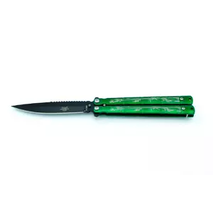 Нож бабочка Shaf 19-52 "Зеленый бамбук"