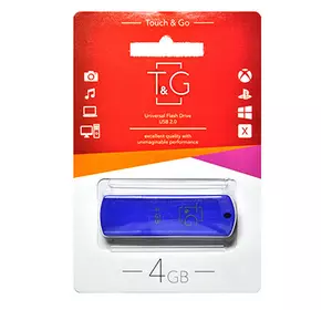 USB флеш T&G 4GB/ TG011-4GBBL (Гарантия 3года)