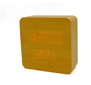 Часы-Будильник VST-872-3-Red с температурой и подсветкой